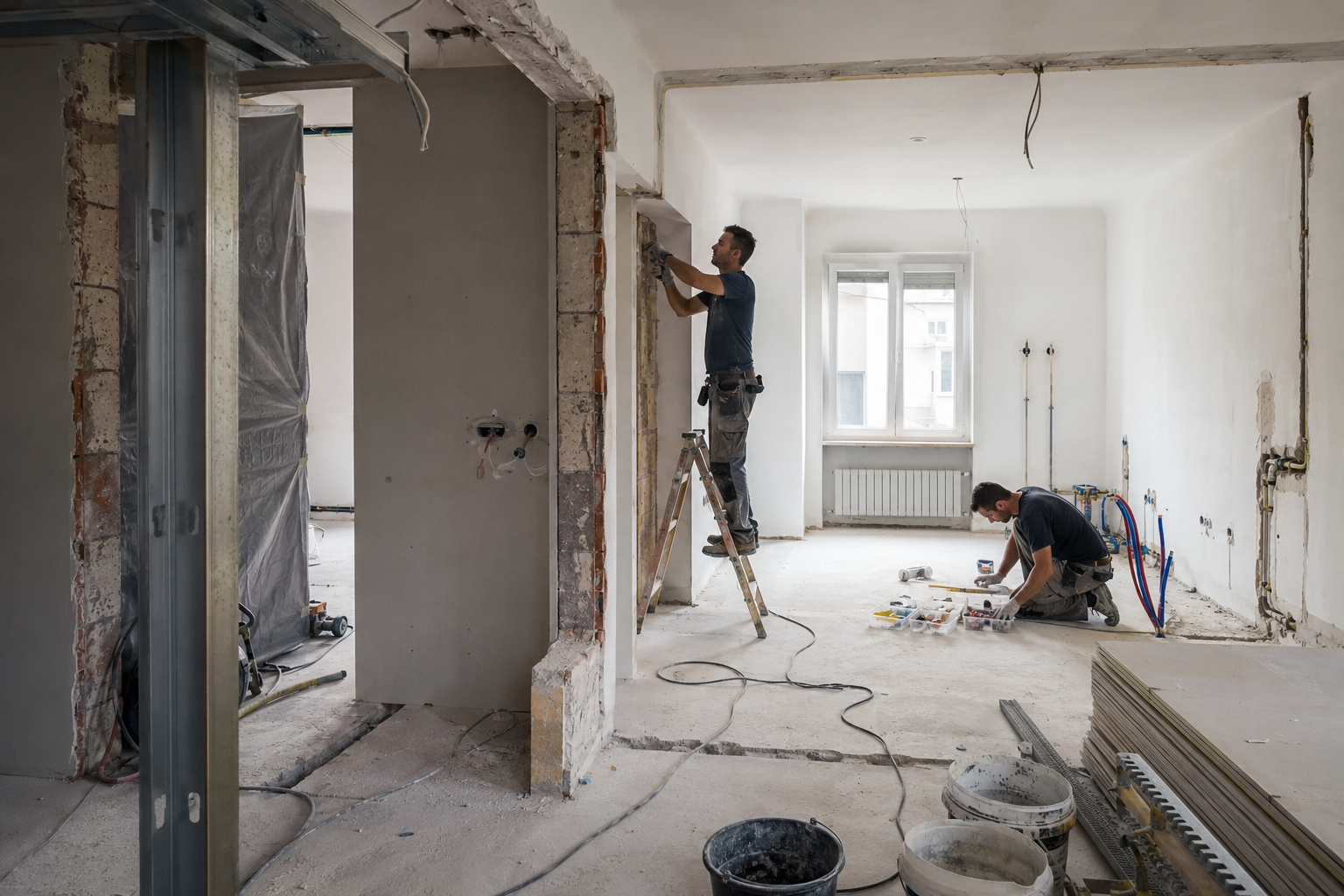 Co vás čeká při kompletní rekonstrukci bytu? Od prvního návrhu až po předání klíčů, Studio Evalofa