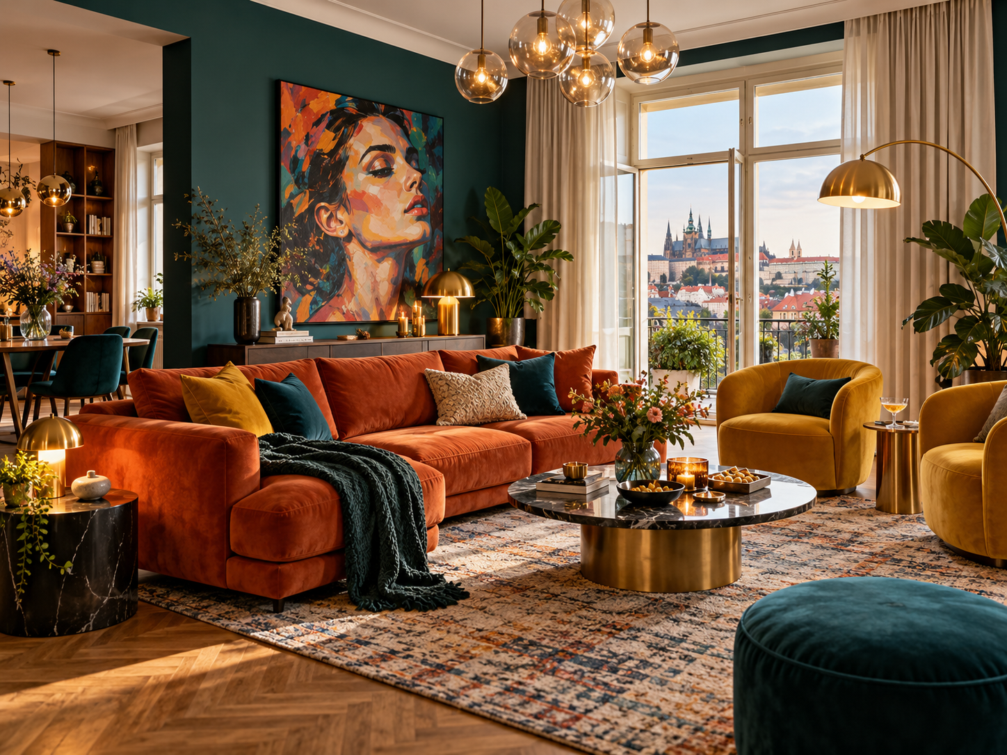 Barvy pro extroverty: rady od architekta interiéru Praha, Studio Evalofa